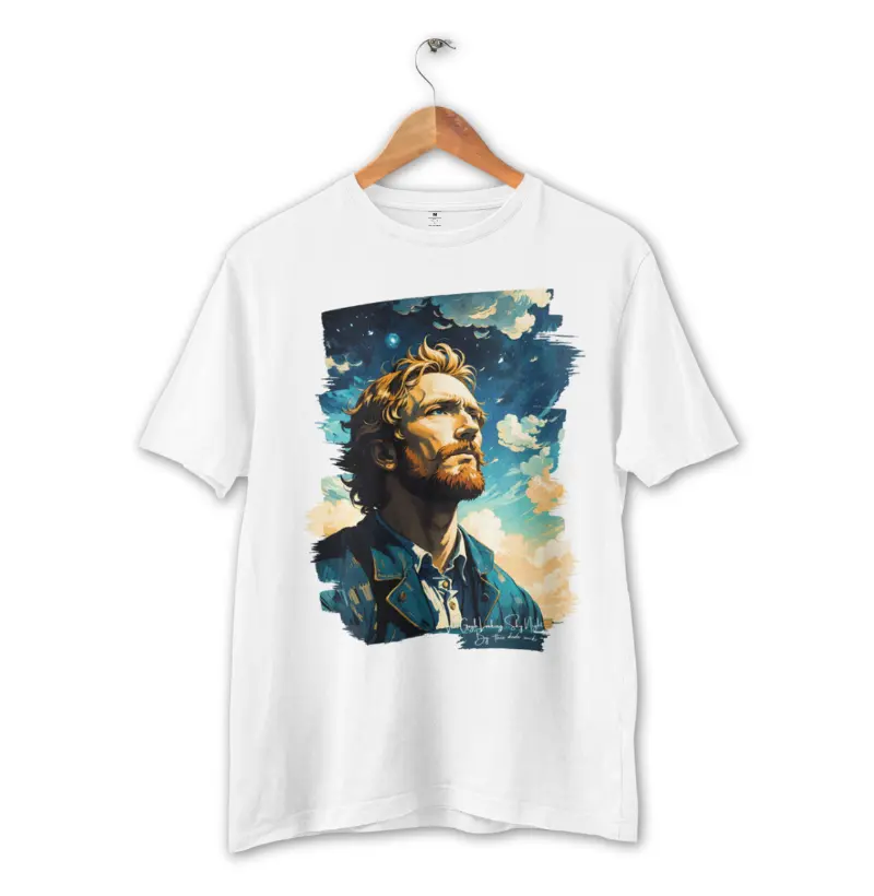 Van Gogh Looking Sky nigth