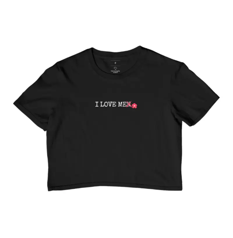 Cropped Delgado "I LOVE ME"