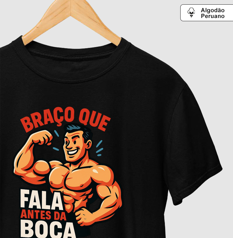 Braço que fala antes da boca
