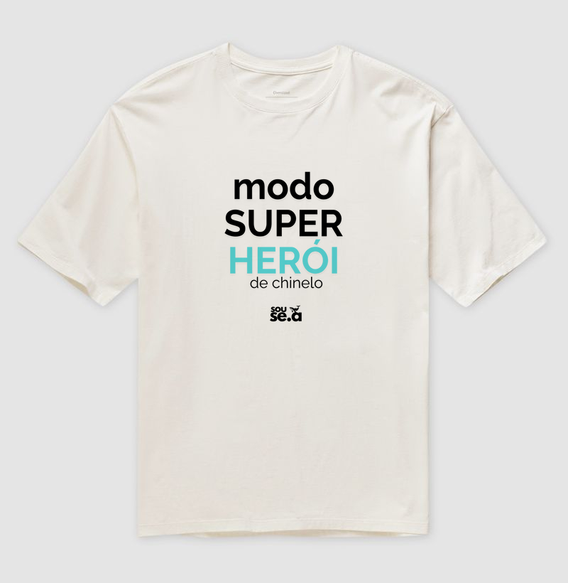 Modo super herói de chinelo