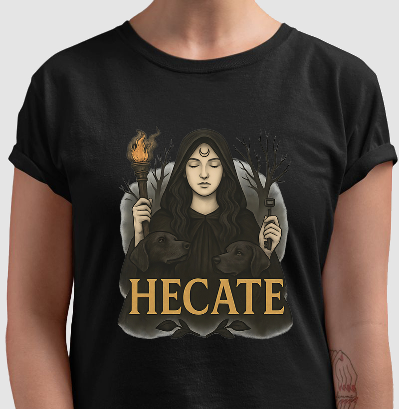 Camiseta Deusas - Hécate – Silêncio da Travessia
