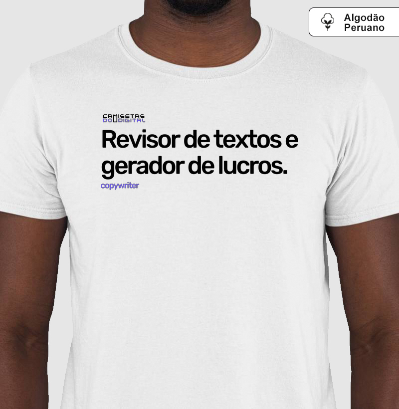 Revisor de textos e gerador de lucros.