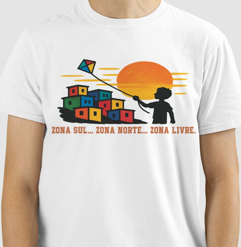 CAMISETA RESERVA.INK MASCULINA E FEMININA TRIBOS.etc MINIMALISTA ZONA SUL... ZONA NORTE...ZONA LIVRE