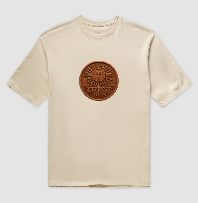 Mandala do pai sol e mãe terra - Oversized