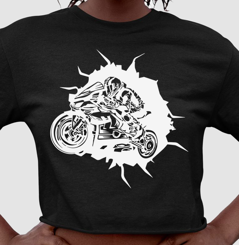 Silhueta de moto italiana