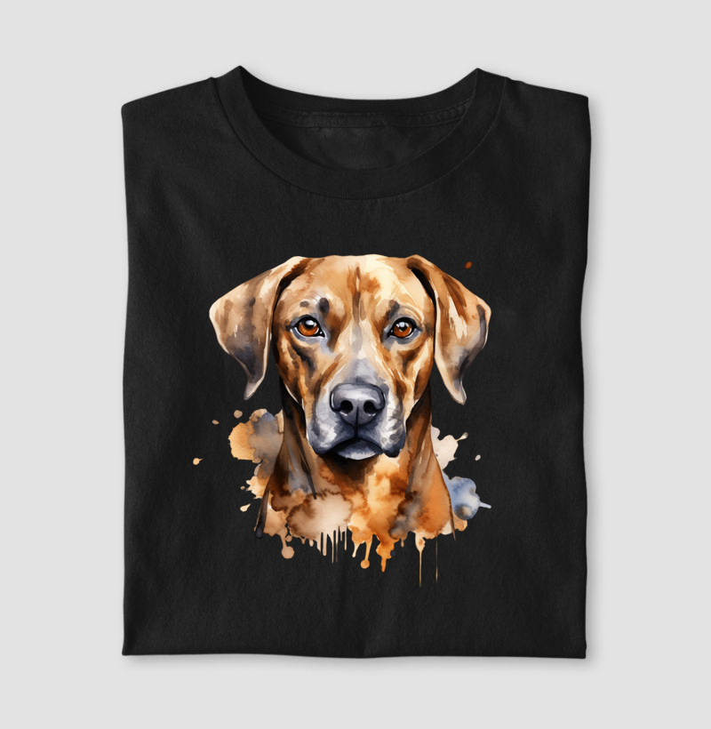 Mountain Cur aquarela