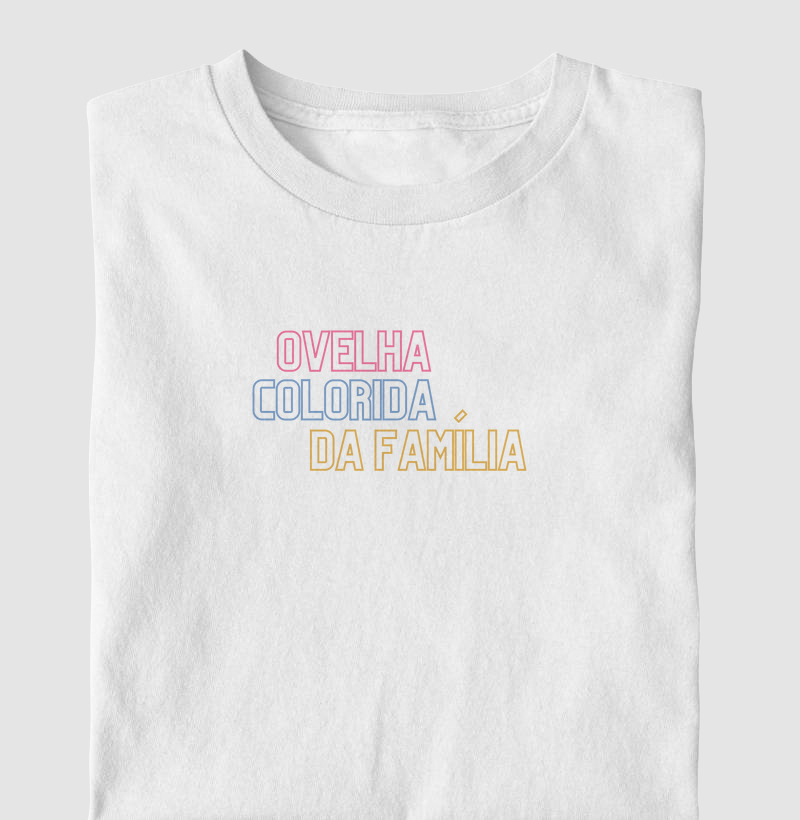 ovelha colorida da família