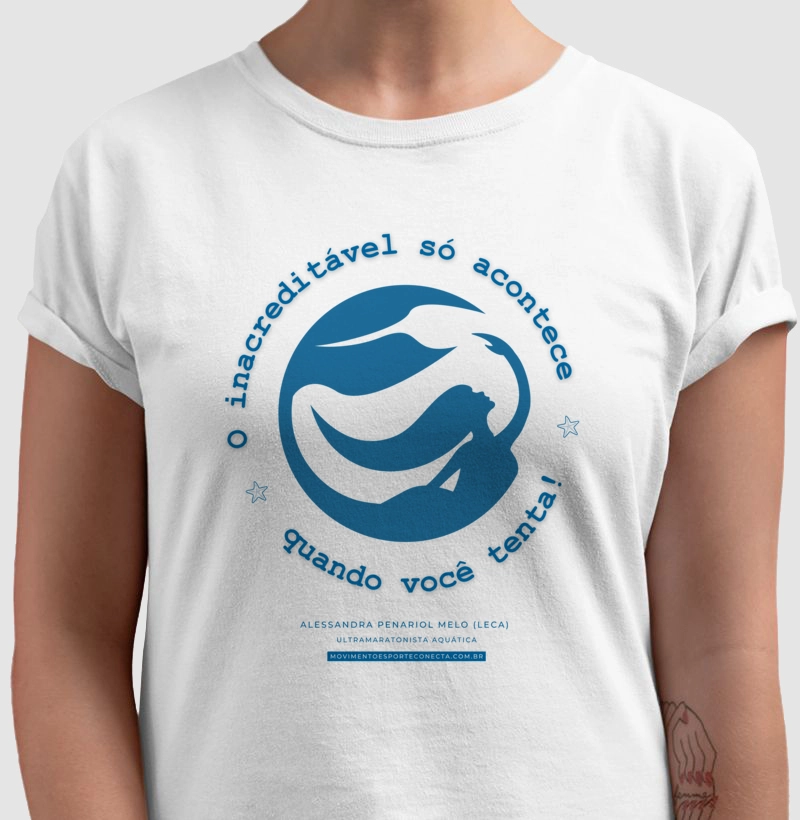 Camiseta adulto | O inacreditável só acontece quando você tenta!
