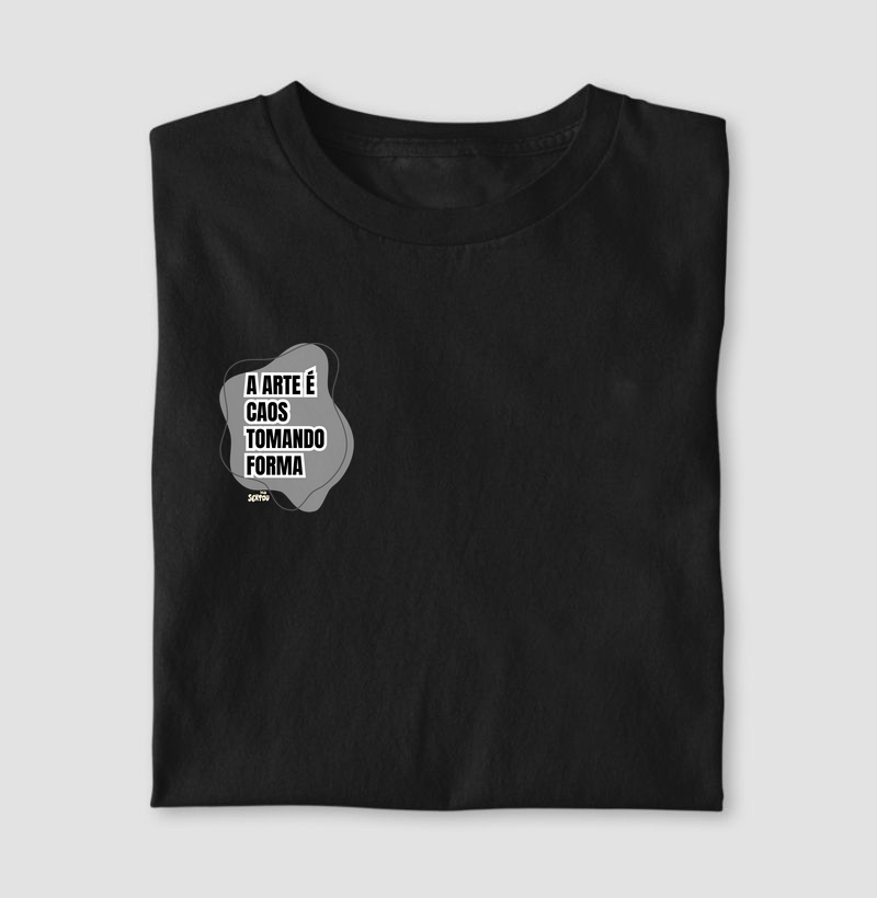 A Arte é Caos Tomando Forma.