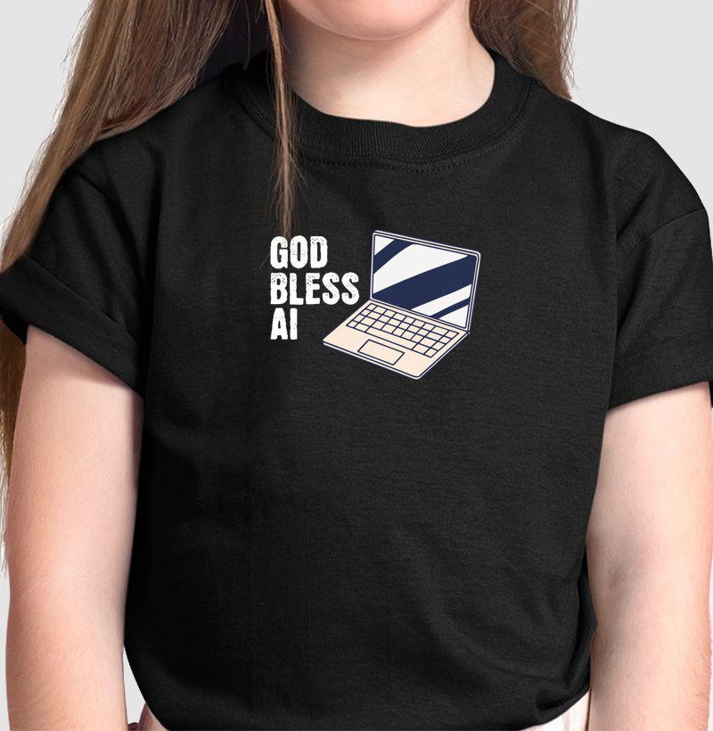 Rotina "God Bless AI" laptop