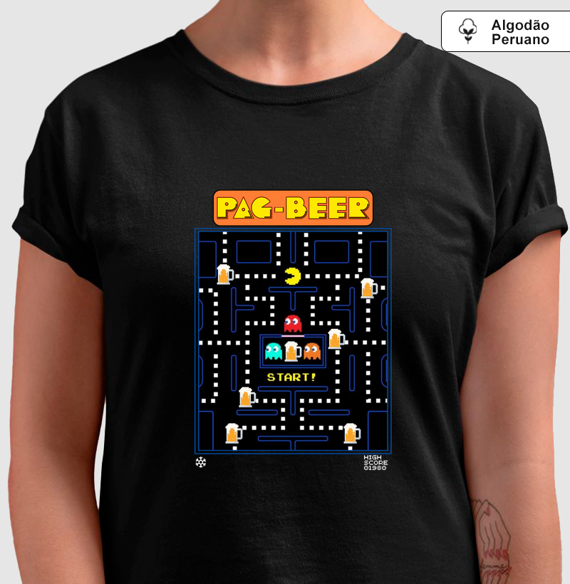 Camiseta Premium Pac-Beer
