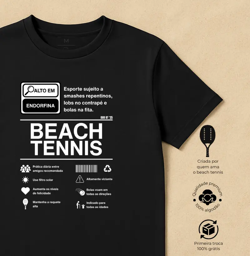 Beach Tennis Rótulo