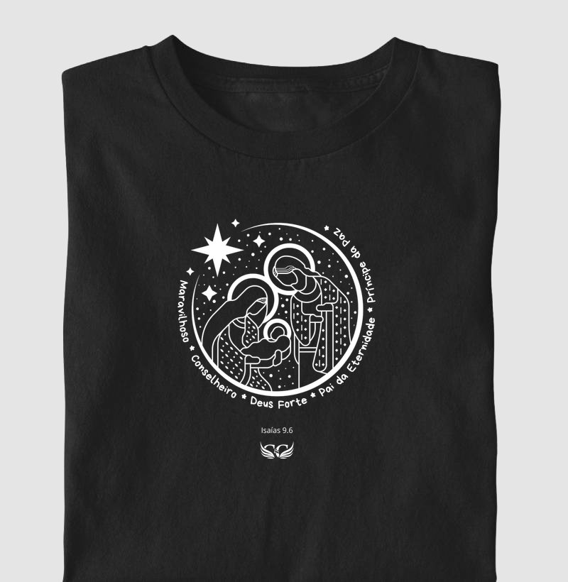 Camiseta de Natal Príncipe da Paz