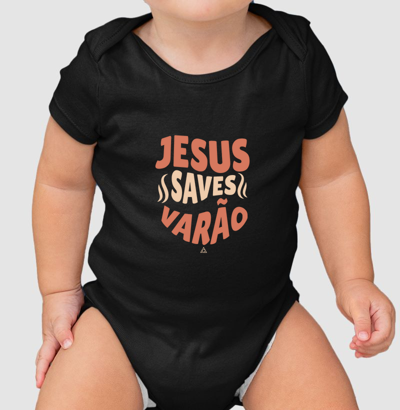 BODY INFANTIL JESUS SAVES VARÃO