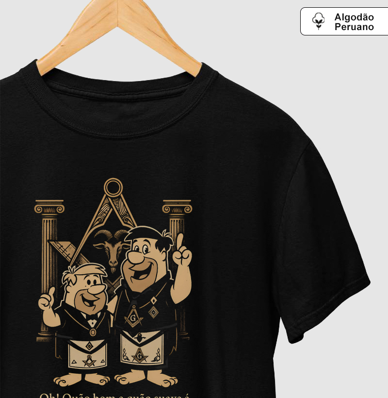 Camiseta Algodão Peruano Irmãos Flintstones - Mr. GADU