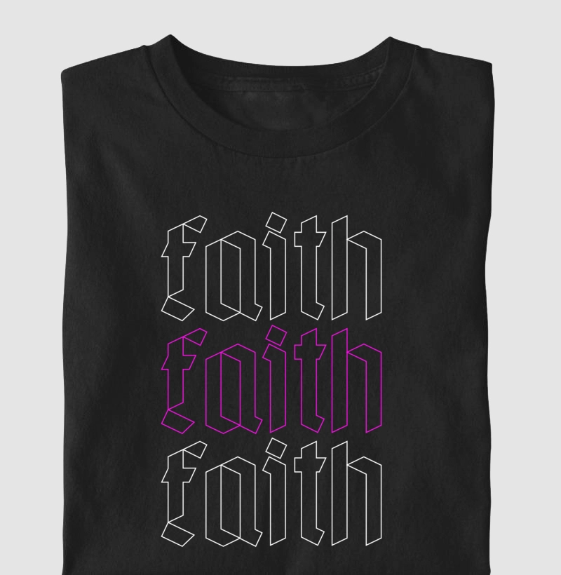 Coleção Fé - Faith (Fé, Fé, Fé) hebreus 11:1 (maxi)