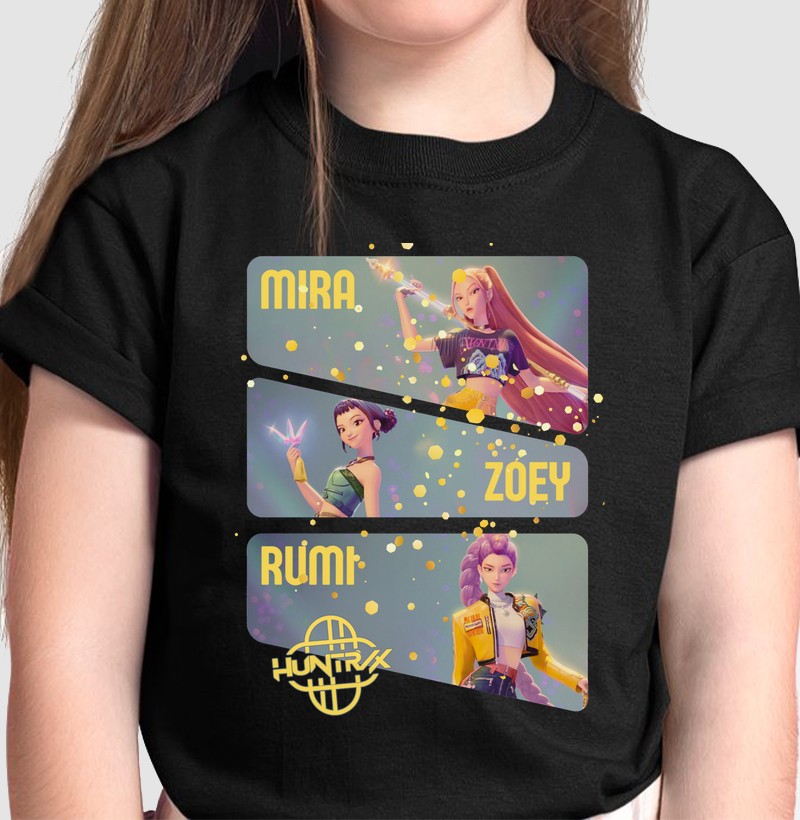 HONESTEE KIDS GAROTAS HUNTRIX