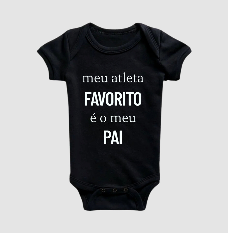 Meu atleta favorito é o meu pai