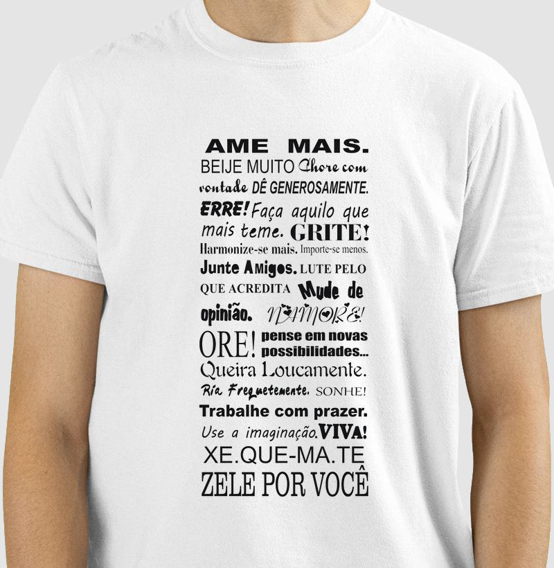 Camiseta Ame Mais