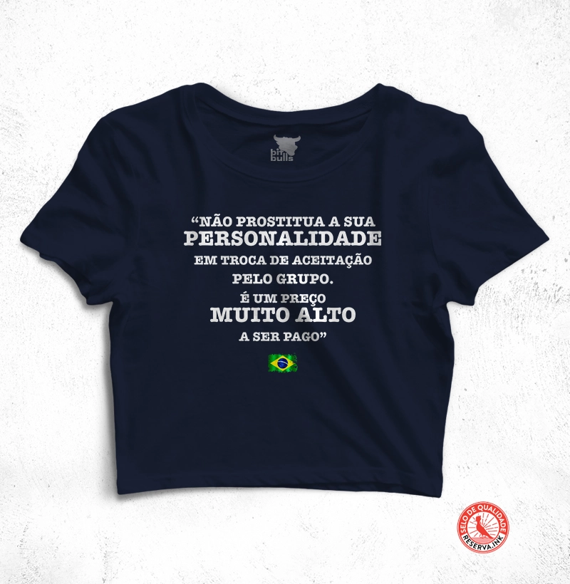 Cropped Personalidade