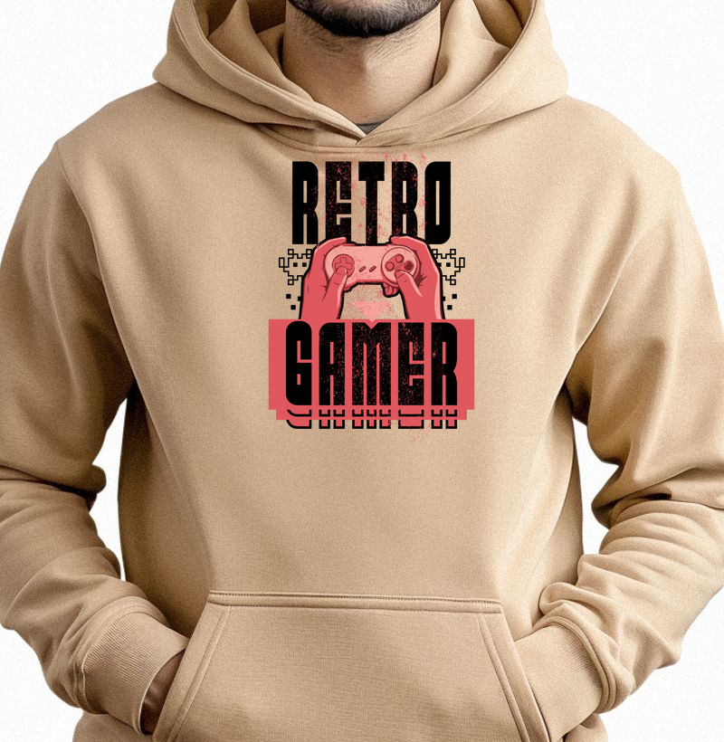 Moletom Slim com Bolso “Retro Gamer"
