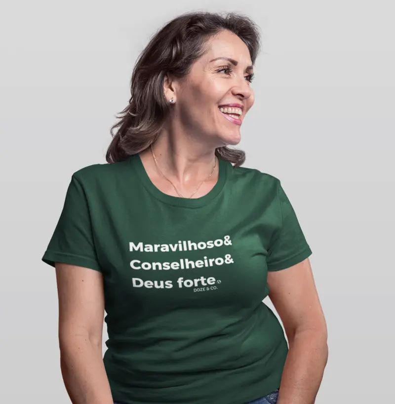 Camiseta Deus forte