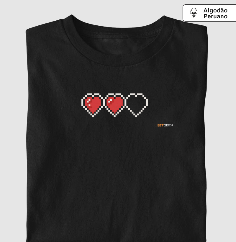 Camiseta Algodão Peruano Vidas Restantes