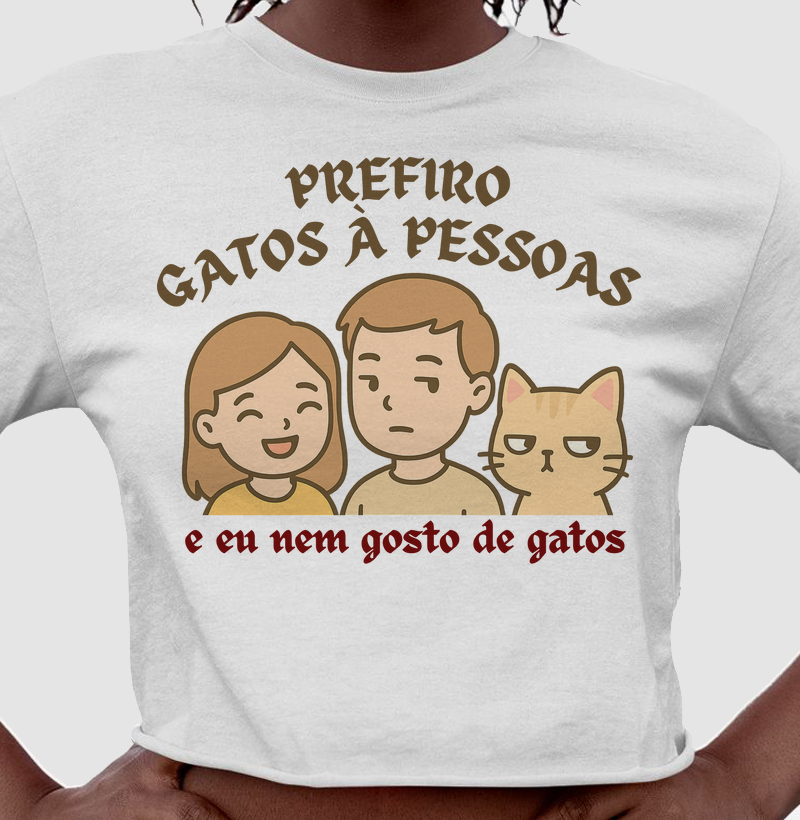 E EU NEM GOSTO DE GATOS