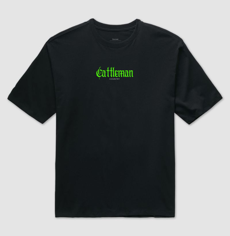 Camiseta OVERSIZED Cattleman minimalista