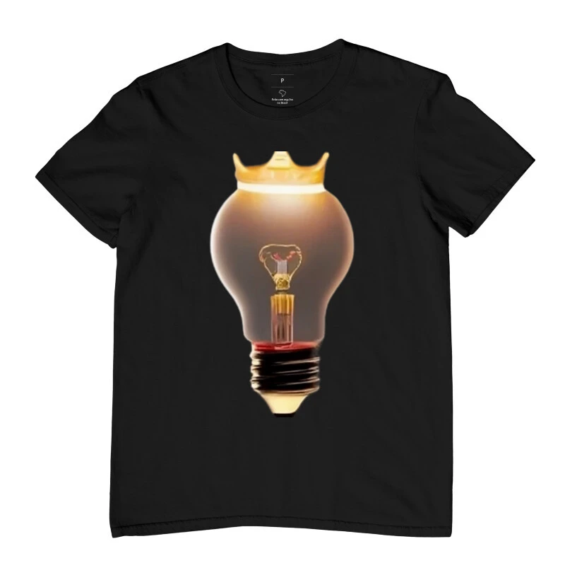 camiseta lâmpada