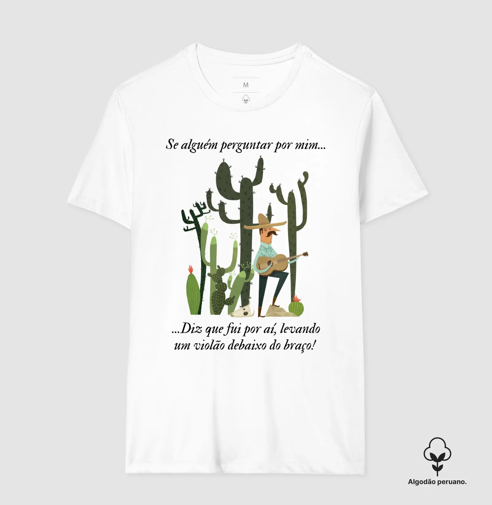 Camiseta Premium - Se alguém perguntar por mim...