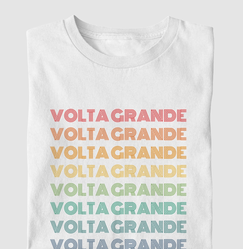 Volta Grande Letreiro Retrô
