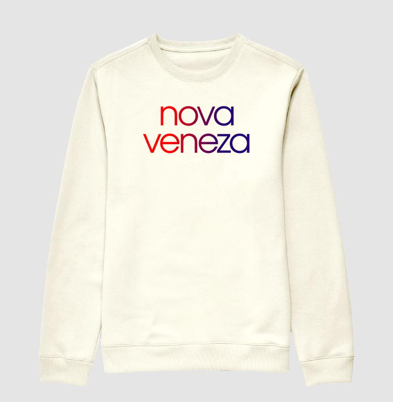 Suéter Moletom Nova Veneza Cores da Bandeira