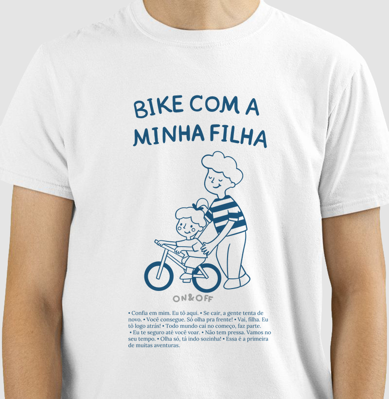 Bike com a minha filha - Papais