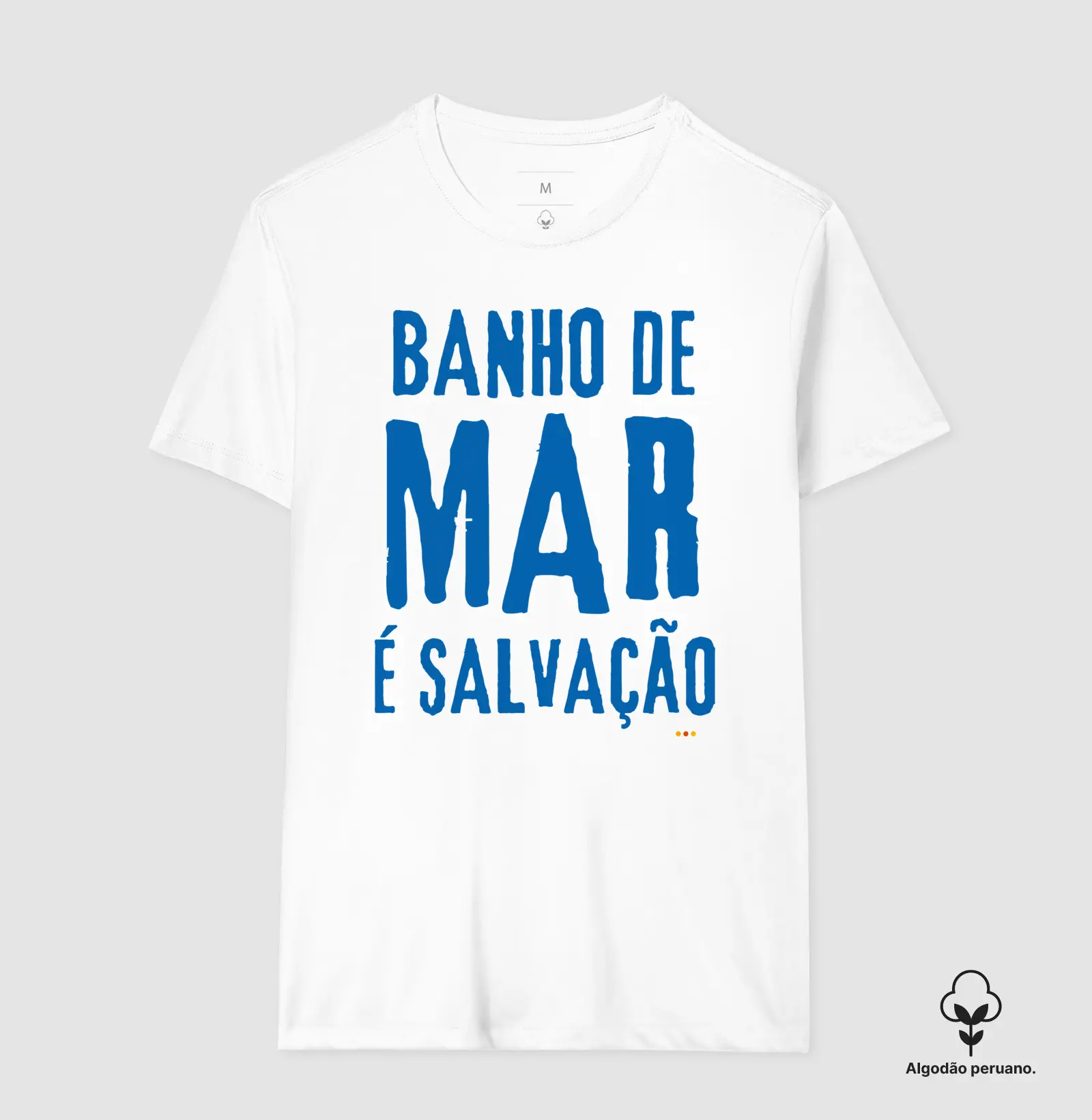 Camiseta Estampa Banho de Mar é Salvação 
