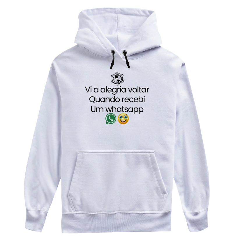 vi a alegria voltar