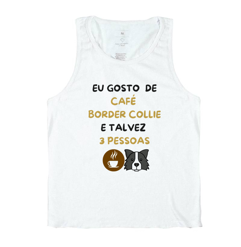 Eu gosto de café, border collie e talvez 3 pessoas