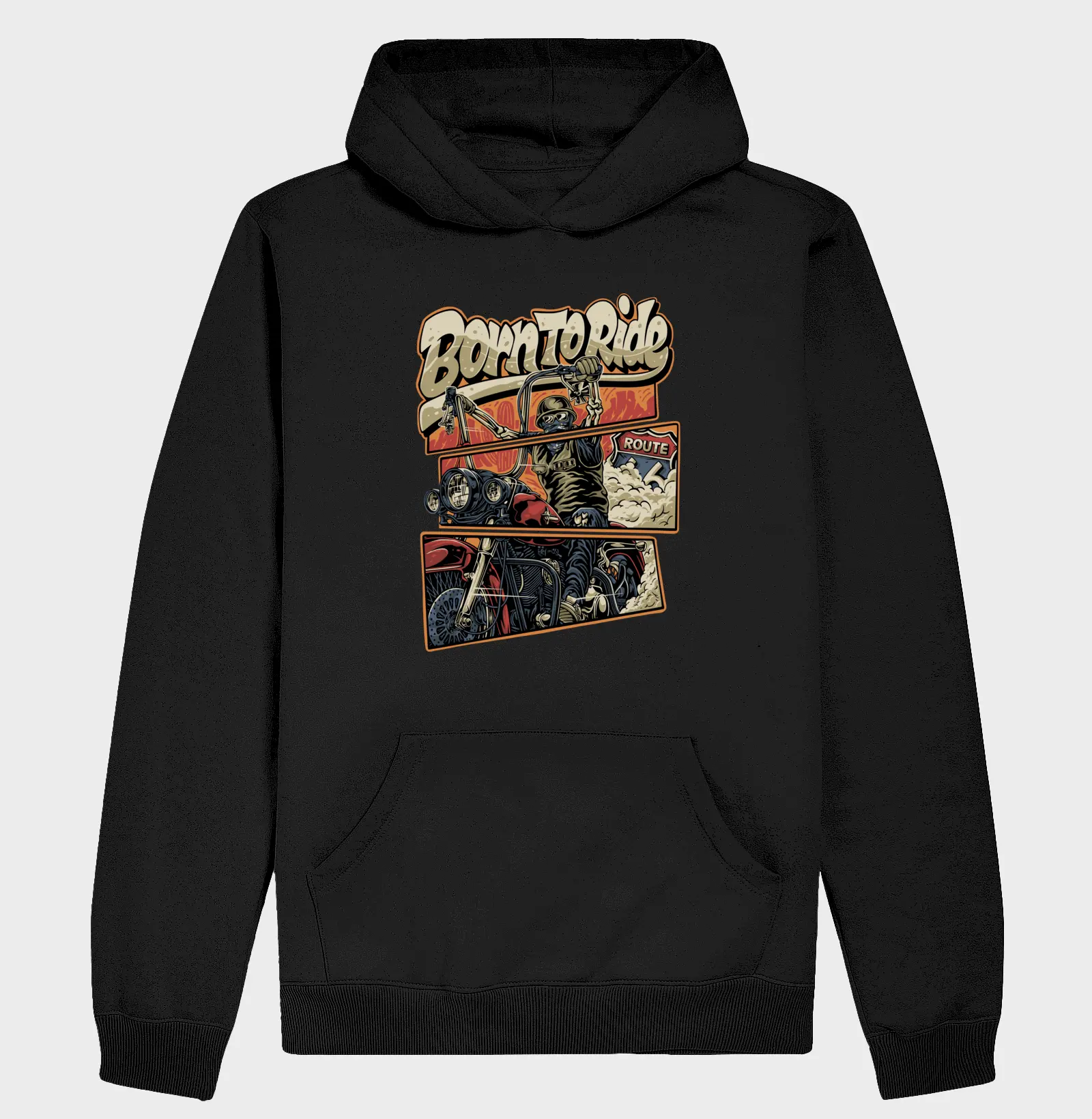 Cartoon Born to Ride