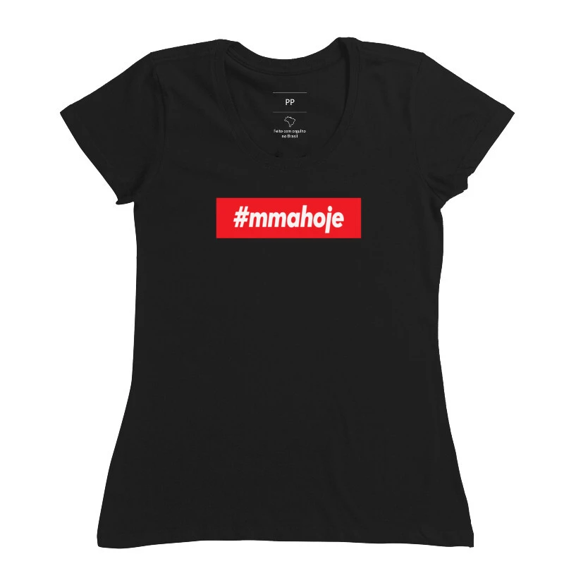 Camiseta MMA HOJE Hashtag