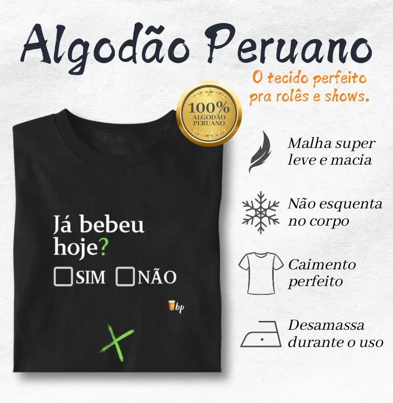 Já bebeu hoje?