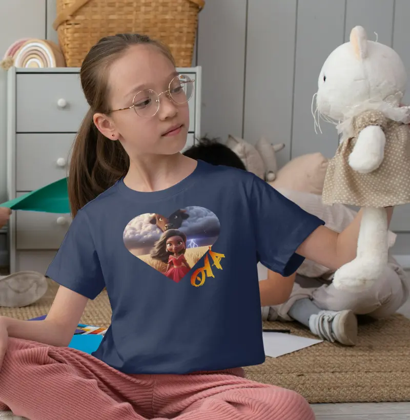 Camiseta Infantil 100% Algodão - Yansã