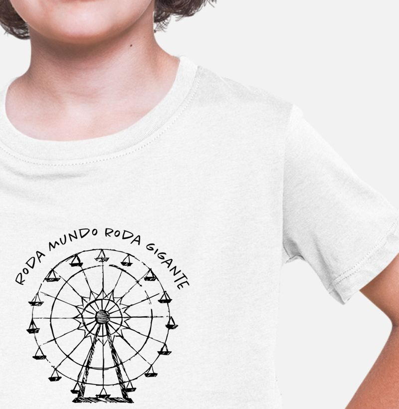 Camiseta Chico Buarque - Roda Mundo, Roda Gigante