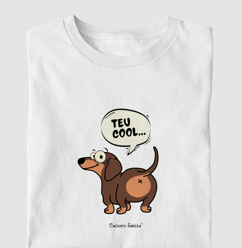 Camiseta Cachorro Salsicha - teu cool