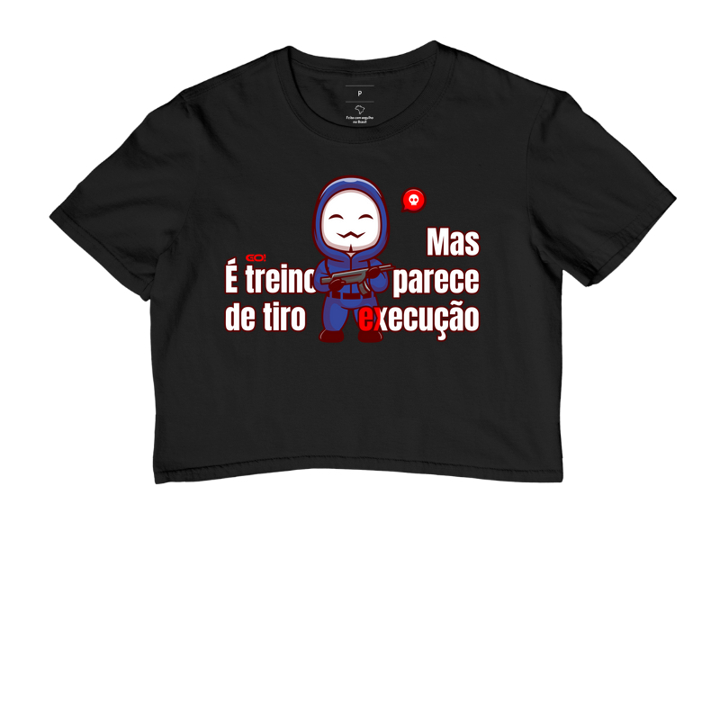 É treino de tiro, mas parece execução
