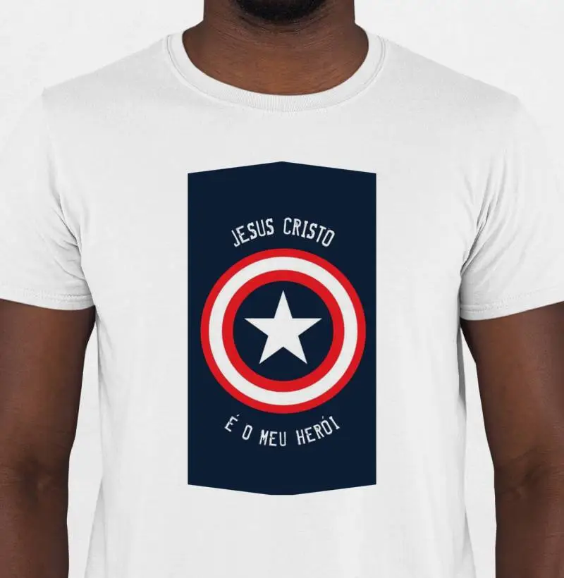 Camiseta Jesus Cristo é o meu Herói