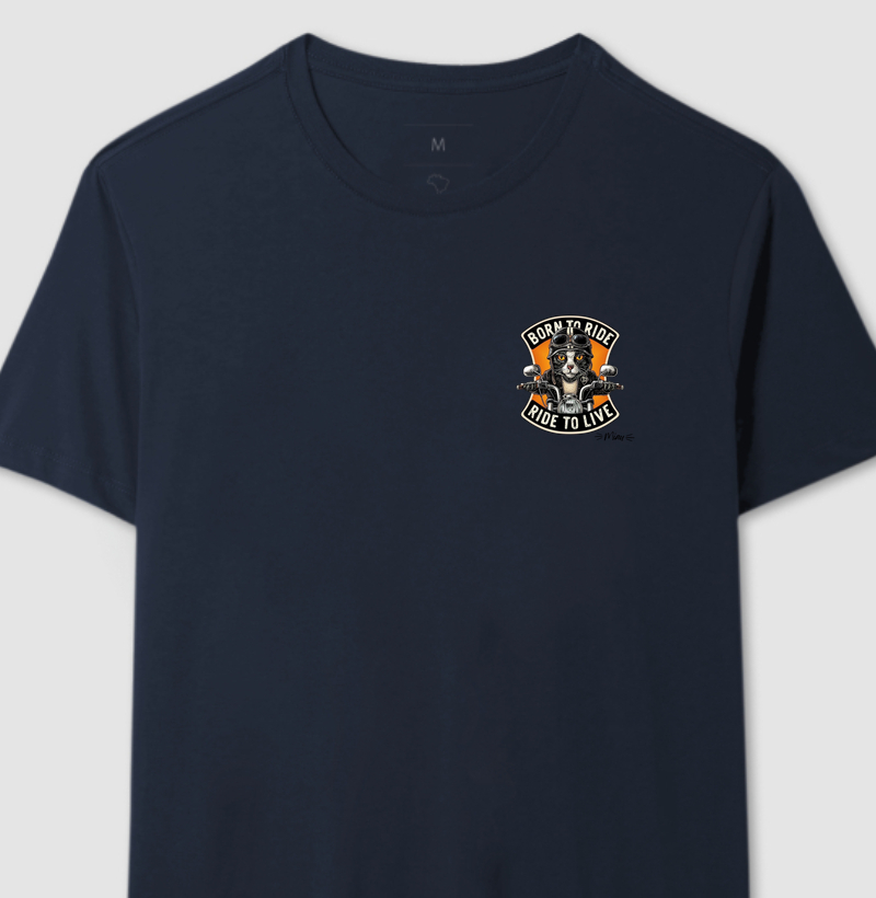 Camiseta Miau Ride to Live