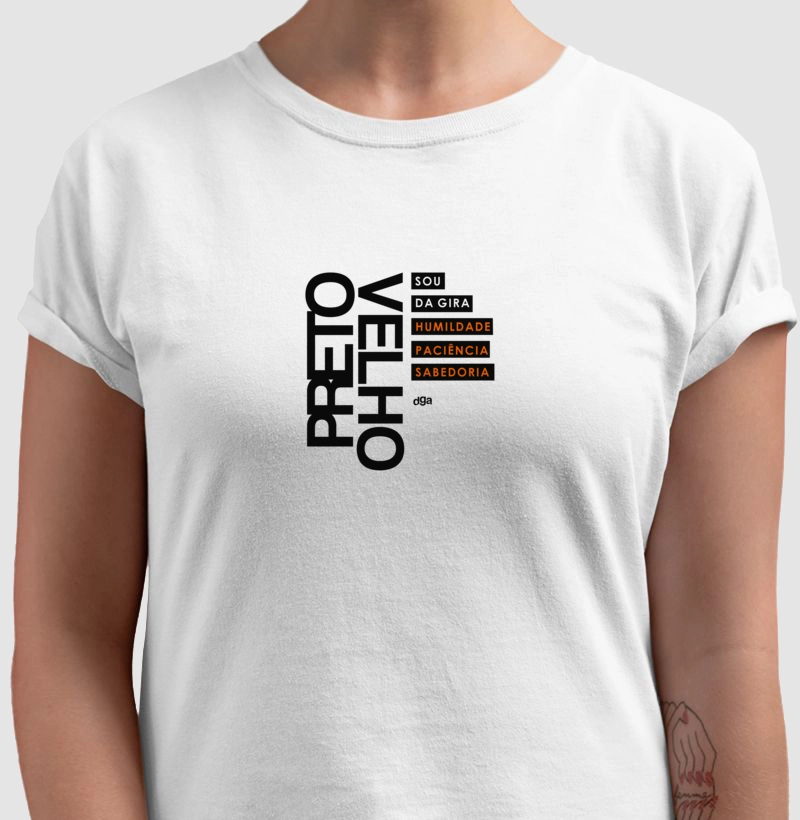CAMISETA PRETO-VELHO