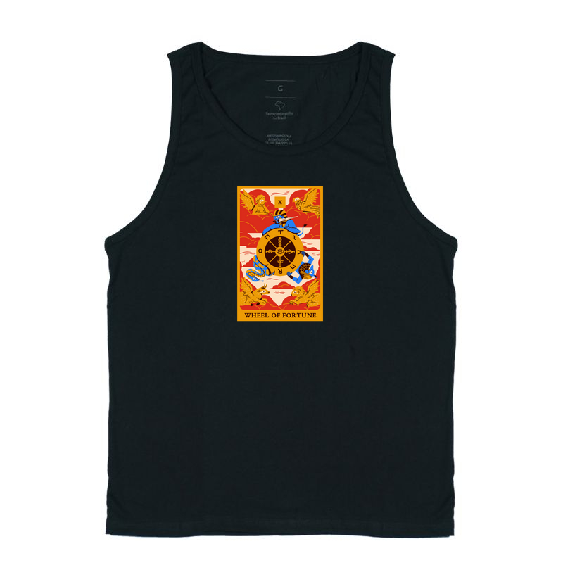 Carta Tarô A Roda da Fortuna