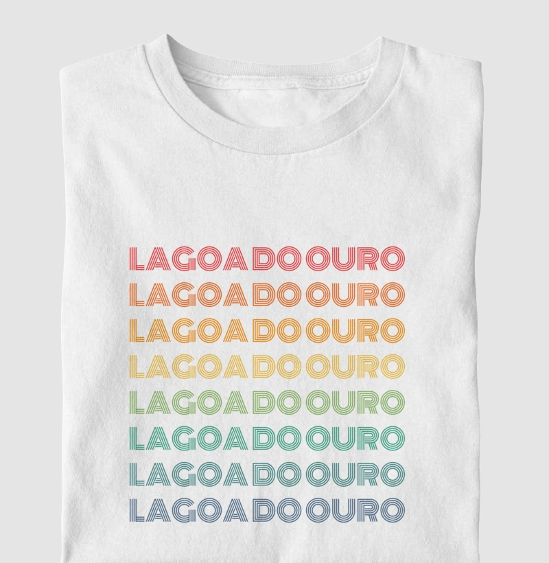 Lagoa do Ouro Letreiro Retrô