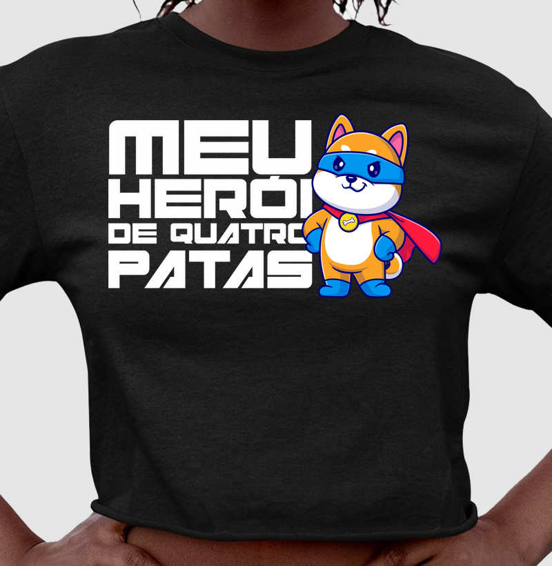Cropped meu Herói